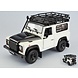 Land Rover Land Rover Defender Off Road + Roof Rack -1:24 - Welly Land Rover Land Rover Defender Off Road + Roof Rack -1:24 - Welly