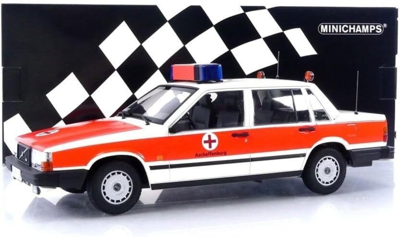 Volvo Volvo 740 GL DRK Aschaffenburg 1986 - 1:18 - Minichamps Volvo Volvo 740 GL DRK Aschaffenburg 1986 - 1:18 - Minichamps