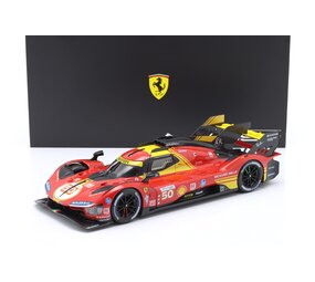 Ferrari Ferrari 499P #50 24h Le Mans + Showcase - 1:18 - Bburago Ferrari Ferrari 499P #50 24h Le Mans + Showcase - 1:18 - Bburago