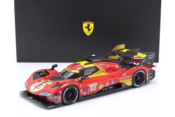 Ferrari Ferrari 499P #50 24h Le Mans + Showcase - 1:18 - Bburago