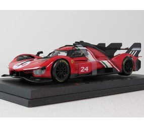 Ferrari Ferrari 499P #24 3.0L Turbo V6 Modificata 2024 - 1:18 - Bburago Ferrari Ferrari 499P #24 3.0L Turbo V6 Modificata 2024 - 1:18 - Bburago