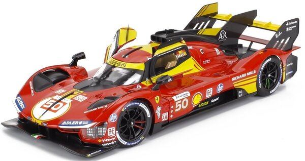 Ferrari Ferrari 499P #50 3.0L Turbo V6 Team AF Corse Winner 24H Le Mans 2024 - 1:18 - Bburago