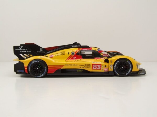Ferrari Ferrari 499P #83 3.0L Turbo V6 Team AF Corse 24H Le Mans 2024 - 1:18 - Bburago