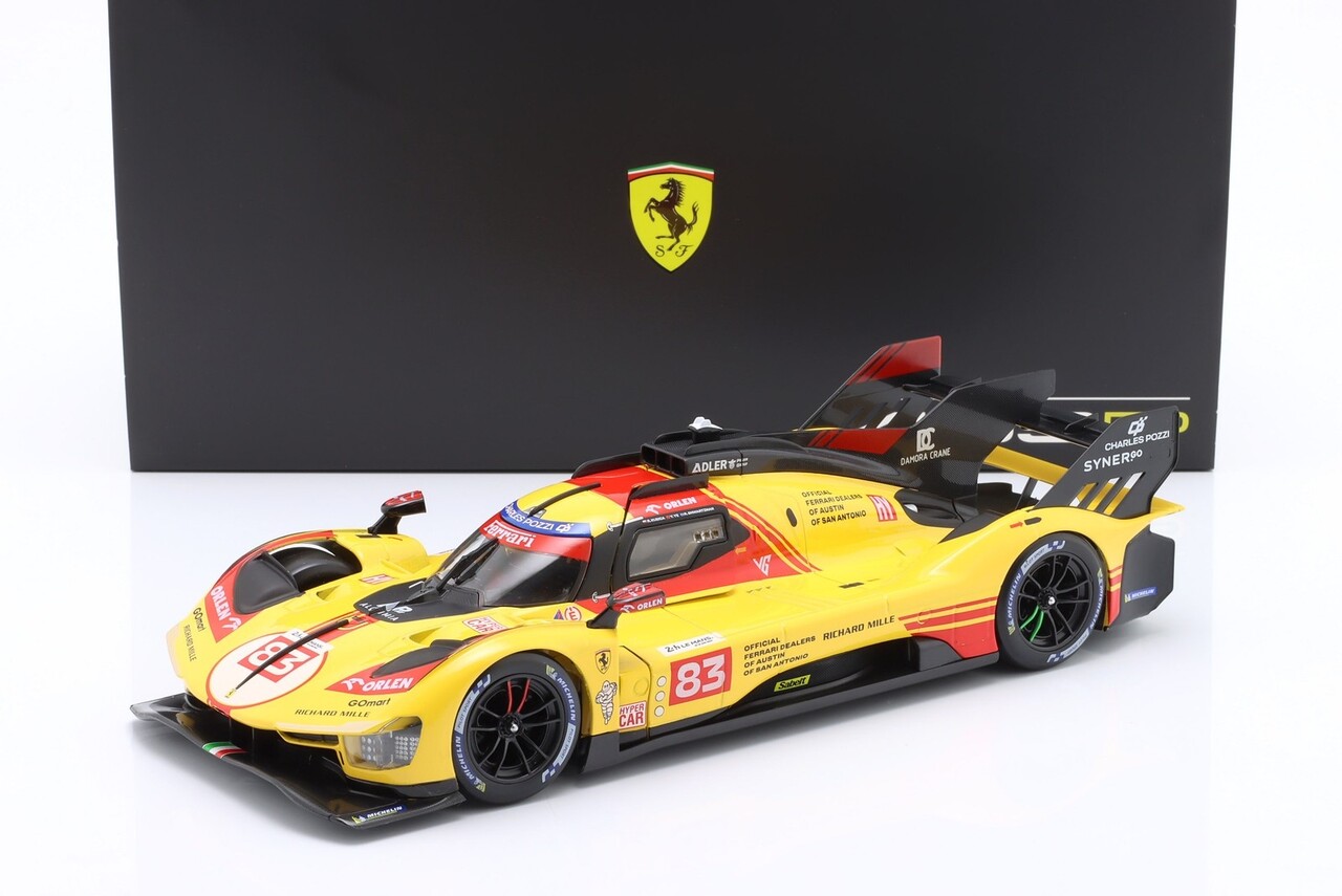 Ferrari Ferrari 499P #83 24h Le Mans + Showcase - 1:18 - Bburago