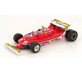 Formule 1 erFerrari F1 312T4 #11 Winner GP Monza 1979 World Champion 1979 (J.Scheckter) + Pilot Figure - 1:18 - Bburago Formule 1 erFerrari F1 312T4 #11 Winner GP Monza 1979 World Champion 1979 (J.Scheckter) + Pilot Figure - 1:18 - Bburago
