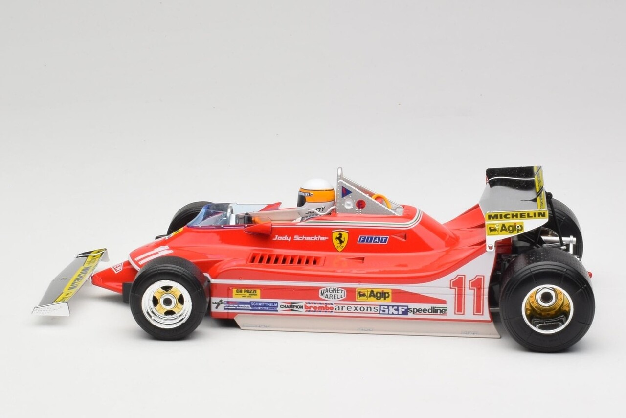 Formule 1 erFerrari F1 312T4 #11 Winner GP Monza 1979 World Champion 1979 (J.Scheckter) + Pilot Figure  - 1:18 - Bburago