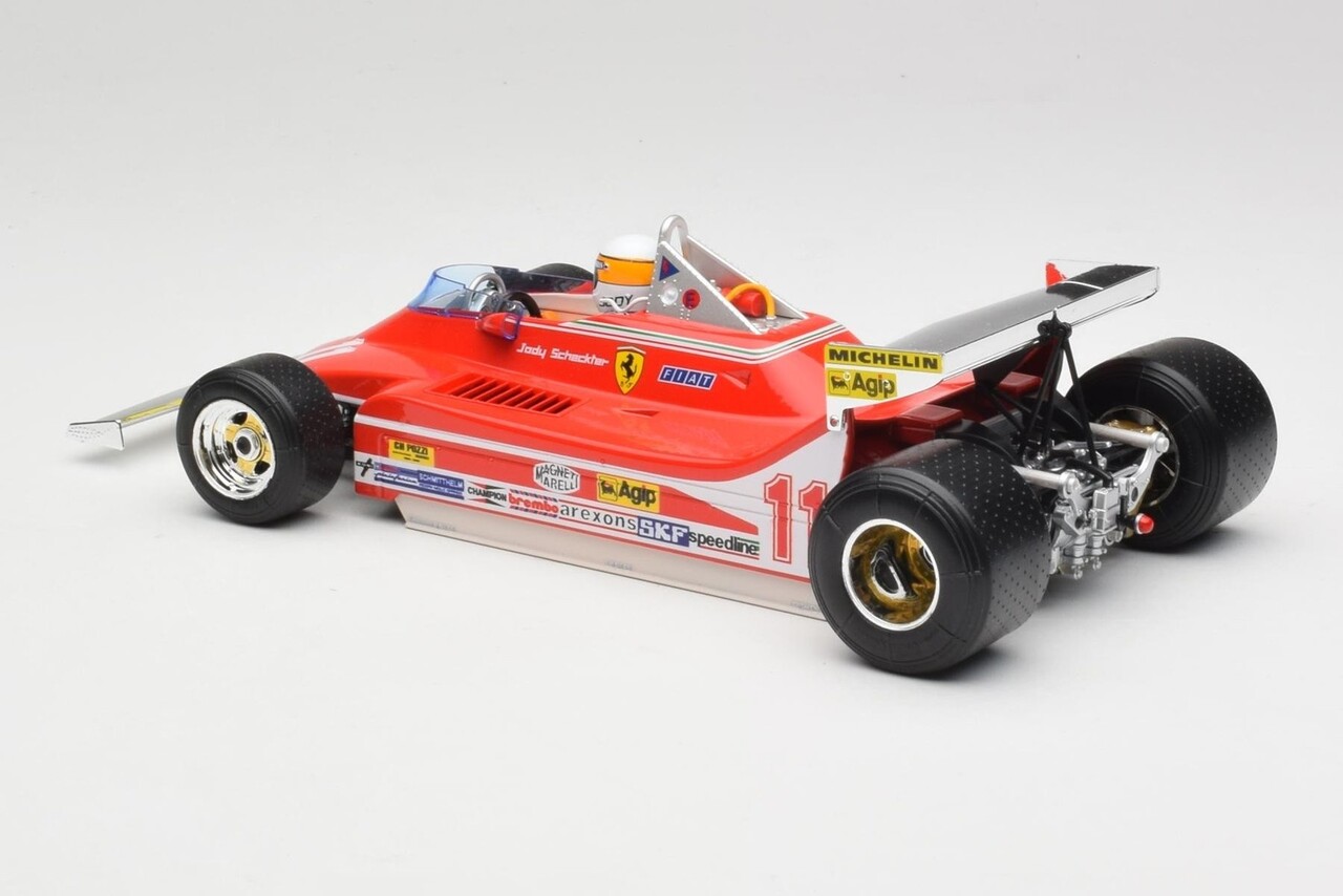 Formule 1 eFerrari F1 312T4 #11 Winner GP Monza 1979 World Champion 1979 (J.Scheckter) + Pilot Figure - 1:18 - Bburago Formule 1 eFerrari F1 312T4 #11 Winner GP Monza 1979 World Champion 1979 (J.Scheckter) + Pilot Figure - 1:18 - Bburago