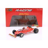 Formule 1 Ferrari F1 312T4 #12 Winner GP Watkins Glen USA (G.Villeneuve)) + Pilot Figure + Rain Wheels - 1:18 - Bburago Formule 1 Ferrari F1 312T4 #12 Winner GP Watkins Glen USA (G.Villeneuve)) + Pilot Figure + Rain Wheels - 1:18 - Bburago