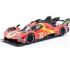 Ferrari Ferrari 499P 3.0L Turbo V6 #51 Team Ferrari AF Corsa Winner 24H Le Mans 2023- 1:18 - Bburago Ferrari Ferrari 499P 3.0L Turbo V6 #51 Team Ferrari AF Corsa Winner 24H Le Mans 2023- 1:18 - Bburago