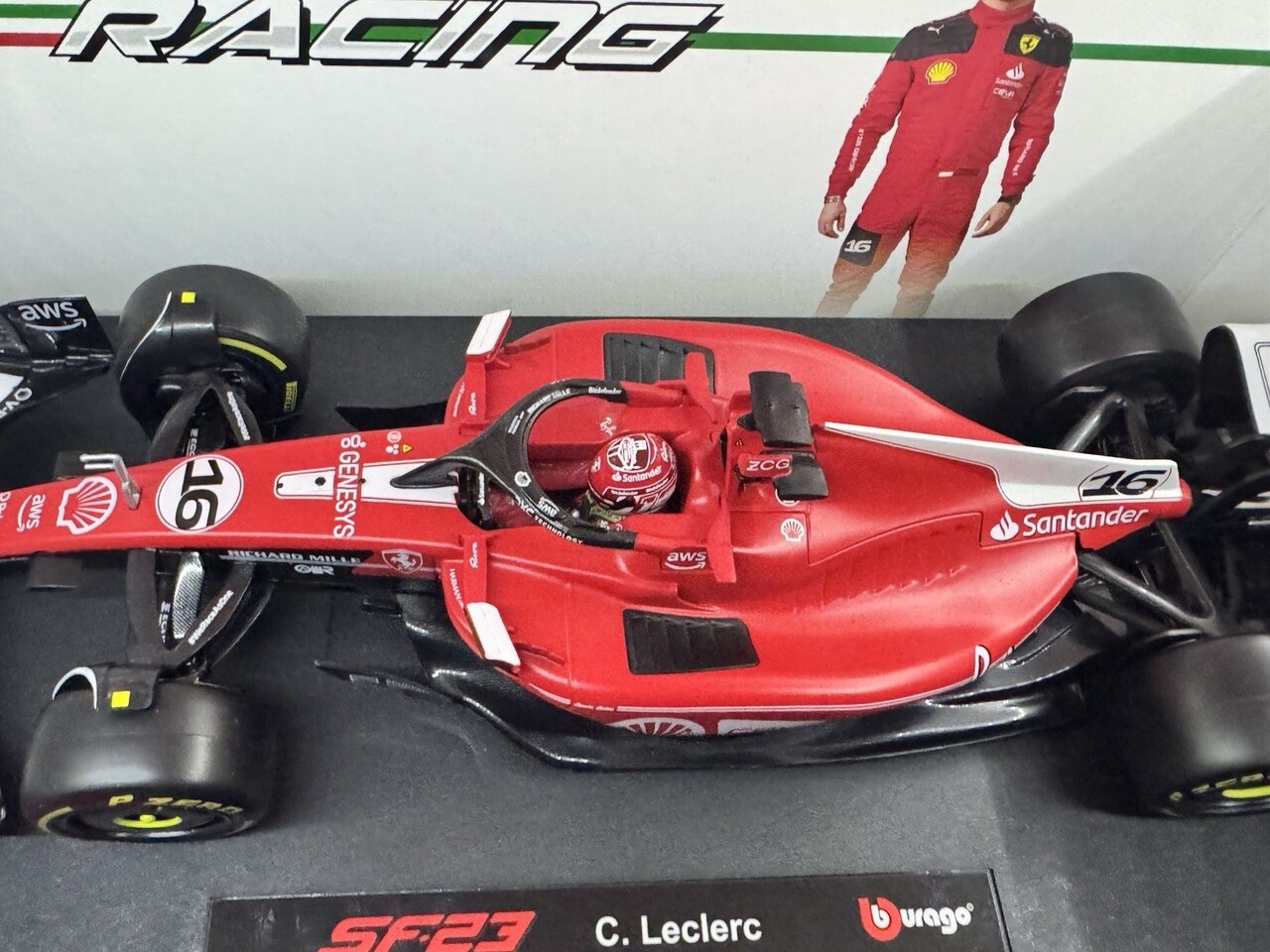 Formule 1 Ferrari SF-23 Team Scuderia Ferrari #16 2nd GP Las Vegas USA 2023 (C.Leclerc) - 1:18 - Bburago Formule 1 Ferrari SF-23 Team Scuderia Ferrari #16 2nd GP Las Vegas USA 2023 (C.Leclerc) - 1:18 - Bburago