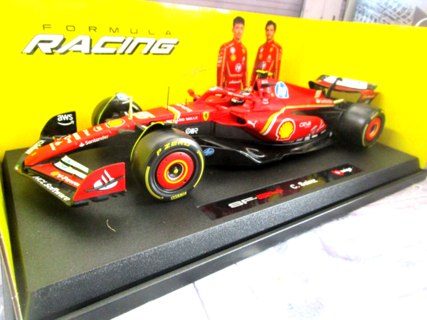 Formule 1 Ferrari F1 SF-24 #55 Team Scuderia Ferrari Season 2024 (C.Sainz) - 1:18 - Bburago Formule 1 Ferrari F1 SF-24 #55 Team Scuderia Ferrari Season 2024 (C.Sainz) - 1:18 - Bburago