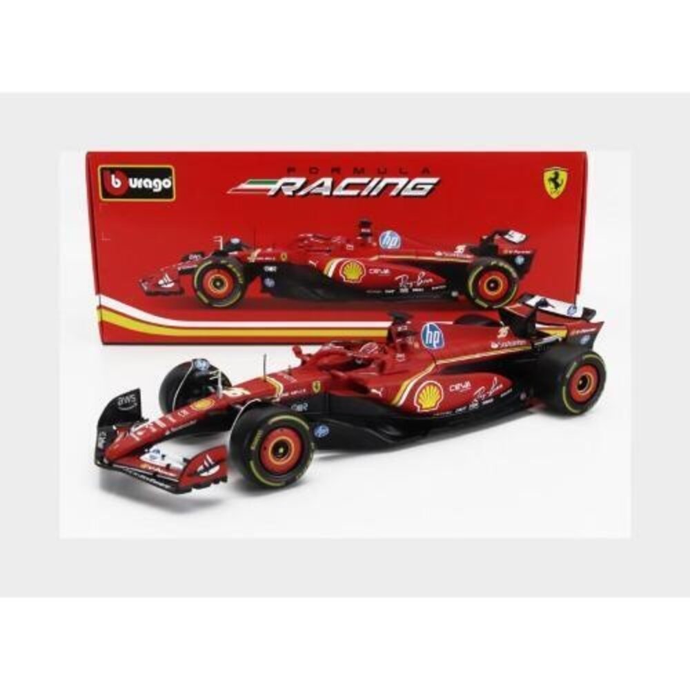 Formule 1 Ferrari F1 SF-24 #55 Team Scuderia Ferrari Season 2024 (C.Sainz) - 1:18 - Bburago Formule 1 Ferrari F1 SF-24 #55 Team Scuderia Ferrari Season 2024 (C.Sainz) - 1:18 - Bburago