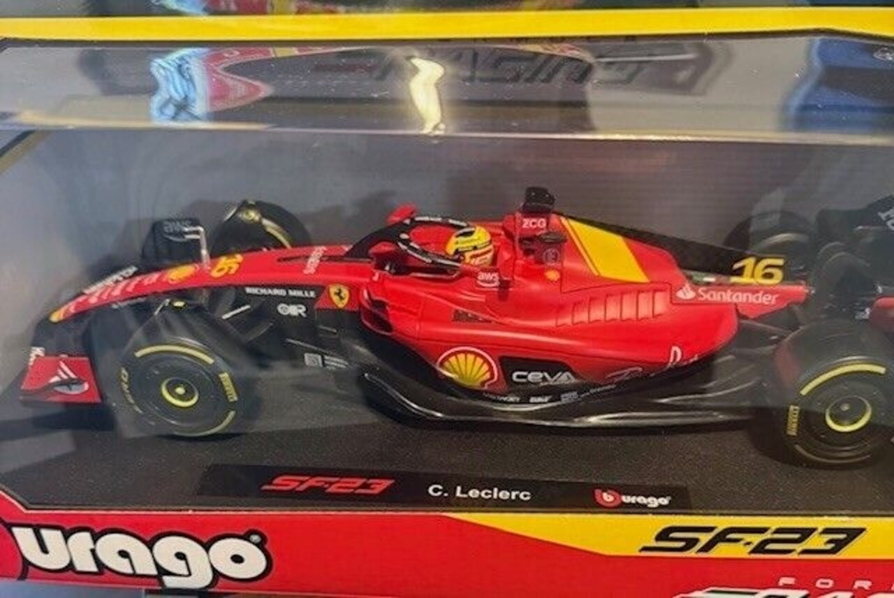 Formule 1 Ferrari SF-23 Team Scuderia Ferrari #16 4th GP Italy 2023 (C.Leclerc) - 1:18 - Bburago