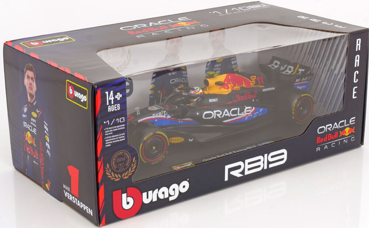 Formule 1 Oracle Red Bull Racing RB19 #11 4th GP Austin USA 2023 (S.Perez) - 1:18 - Bburago Formule 1 Oracle Red Bull Racing RB19 #11 4th GP Austin USA 2023 (S.Perez) - 1:18 - Bburago