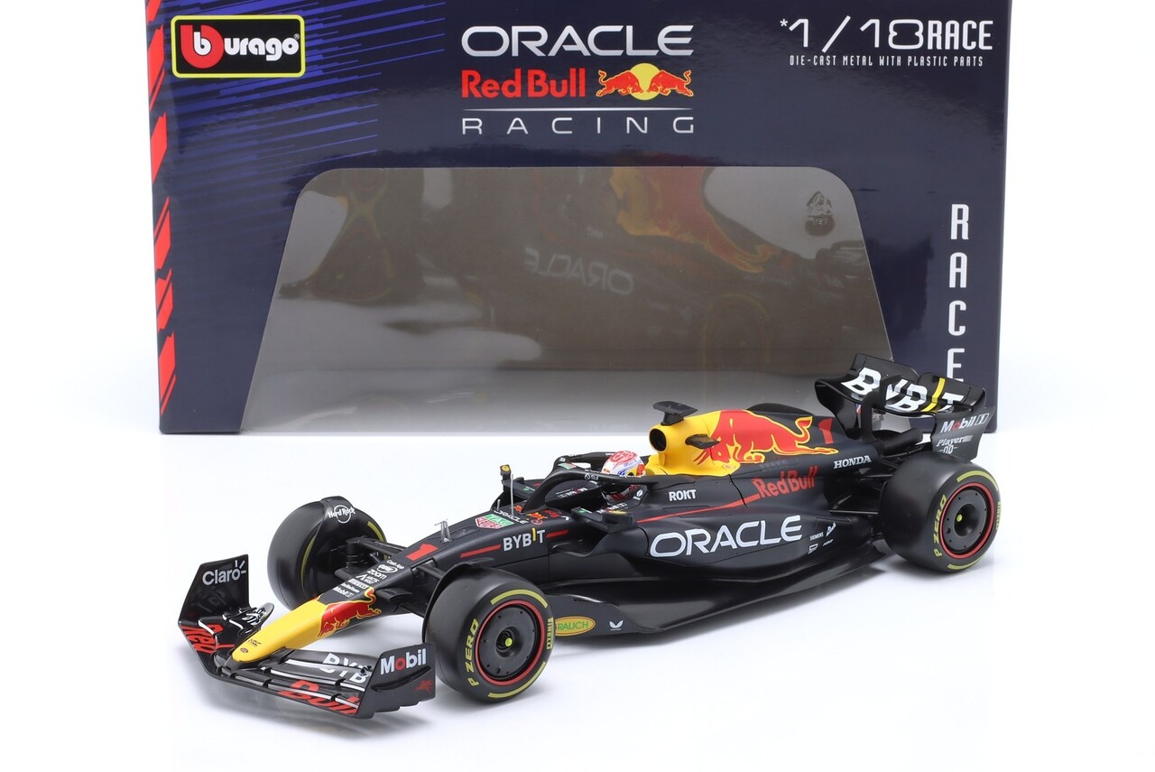 Formule 1 Oracle Red Bull Racing RB19 #1 World Champion Season 2023 (M.Verstappen)  - 1:18 - Bburago Formule 1 Oracle Red Bull Racing RB19 #1 World Champion Season 2023 (M.Verstappen)  - 1:18 - Bburago