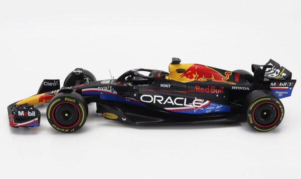Formule 1 Oracle Red Bull Racing RB19 #1 World Champion GP Austin USA 2023 (M.Verstappen)- 1:18 - Bburago Formule 1 Oracle Red Bull Racing RB19 #1 World Champion GP Austin USA 2023 (M.Verstappen)- 1:18 - Bburago