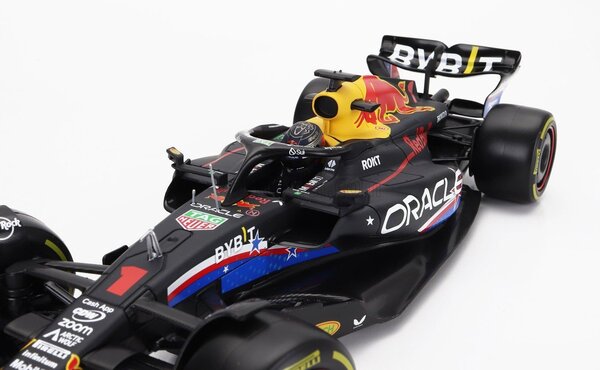 Formule 1 Oracle Red Bull Racing RB19 #1 World Champion GP Austin USA 2023 (M.Verstappen)- 1:18 - Bburago Formule 1 Oracle Red Bull Racing RB19 #1 World Champion GP Austin USA 2023 (M.Verstappen)- 1:18 - Bburago