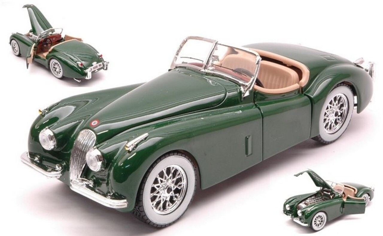 Jaguar Jaguar XK 120 Cabriolet 1948 - 1:24 - Bburago Jaguar Jaguar XK 120 Cabriolet 1948 - 1:24 - Bburago