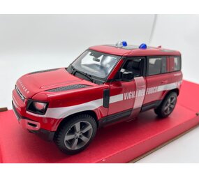 Land Rover Land Rover New Defender 110 Fire Department 2022 - 1:24 - Bburago Land Rover Land Rover New Defender 110 Fire Department 2022 - 1:24 - Bburago