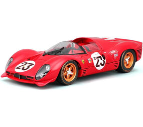 Ferrari Ferrari 330P4/P3 4.0L V12 Spider Team Ferrari #23 Winner 24H Daytona 1967  - 1:24 - Bburago Ferrari Ferrari 330P4/P3 4.0L V12 Spider Team Ferrari #23 Winner 24H Daytona 1967  - 1:24 - Bburago