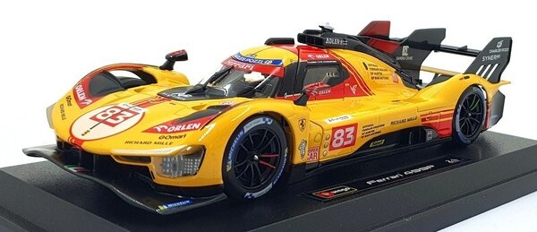 Ferrari Ferrari 499P 3.0L Turbo V6 Team Ferrari AF Corse #83 24H Le Mans 2024 - 1:24 - Bburago Ferrari Ferrari 499P 3.0L Turbo V6 Team Ferrari AF Corse #83 24H Le Mans 2024 - 1:24 - Bburago