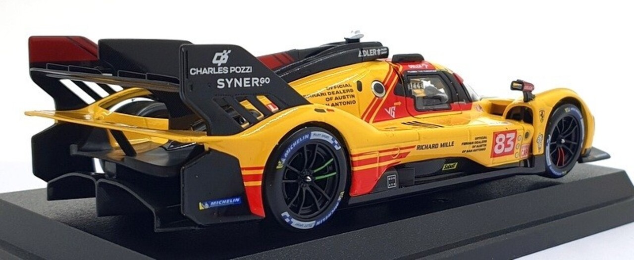 Ferrari Ferrari 499P 3.0L Turbo V6 Team Ferrari AF Corse #83 24H Le Mans 2024 - 1:24 - Bburago Ferrari Ferrari 499P 3.0L Turbo V6 Team Ferrari AF Corse #83 24H Le Mans 2024 - 1:24 - Bburago