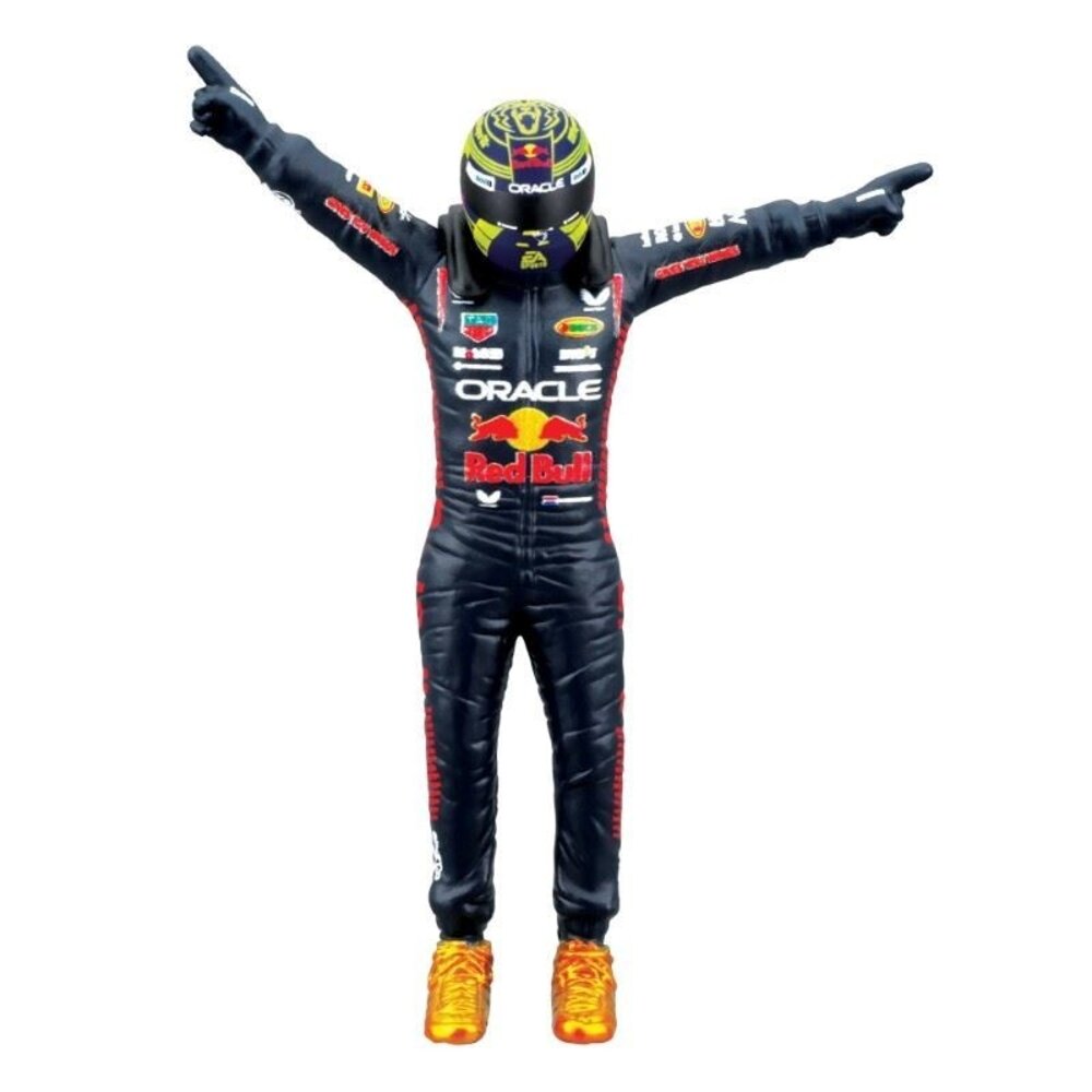 Formule 1 Red Bull RB19 Team Oracle Red Bull Racing #1 World Champion Season 2023 Max Verstappen + Figure- 1:24 - Bburago