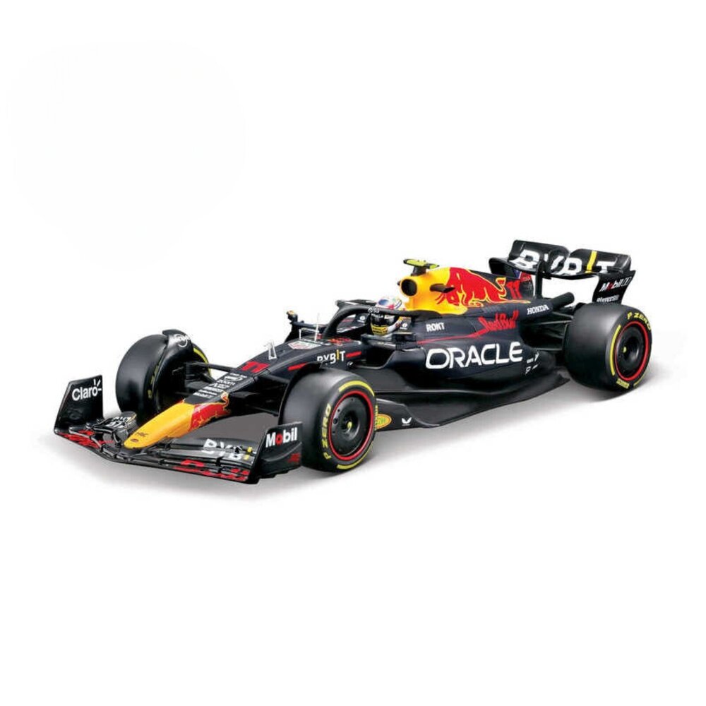 Formule 1 Red Bull RB19 Team Oracle Red Bull Racing #11 4th GP USA 2023 Sergio Perez + Figure + Showcase  - 1:24 - Bburago Formule 1 Red Bull RB19 Team Oracle Red Bull Racing #11 4th GP USA 2023 Sergio Perez + Figure + Showcase  - 1:24 - Bburago