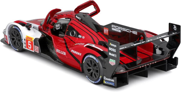 Porsche Porsche 963 9RD 4.6L Turbo V8 #5 Team Porsche Penske 24H Le Mans 2023 - 1:24 - Bburago Porsche Porsche 963 9RD 4.6L Turbo V8 #5 Team Porsche Penske 24H Le Mans 2023 - 1:24 - Bburago