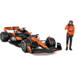 McLaren McLaren MCL38 #81 Oscar Piastri 2024 + Figure - 1:24 - Bburago