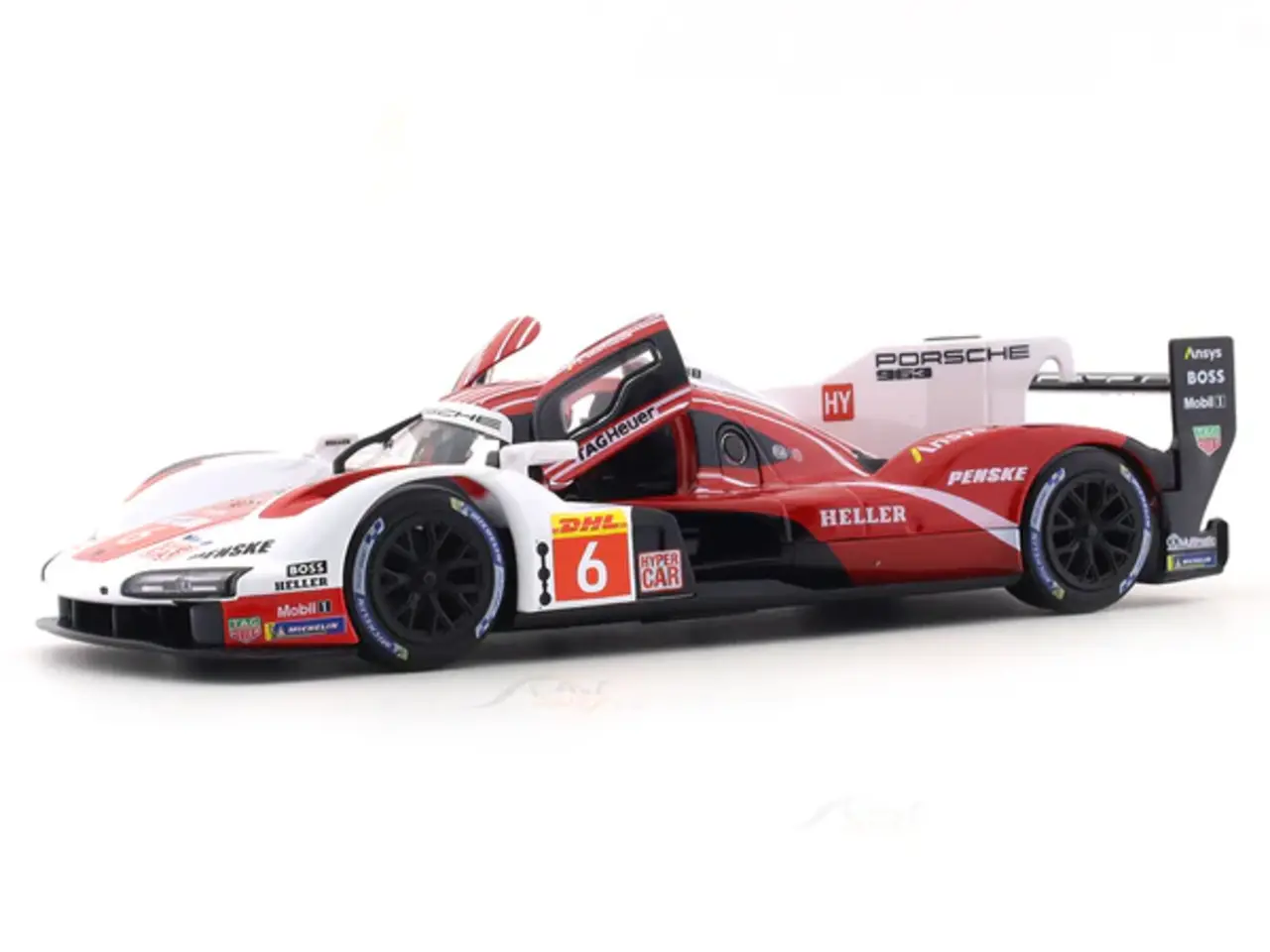 Porsche Porsche 963 9RD 4.6L Turbo V8 #6 Team Porsche Penske 24H Le Mans 2024 - 1:24 - Bburago  - Porsche Porsche 963 9RD 4.6L Turbo V8 #6 Team Porsche Penske 24H Le Mans 2024 - 1:24 - Bburago  -