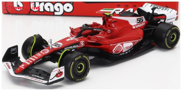 Formule 1 Scuderia Ferrari SF-23 #55 GP USA Las Vegas 2023 (C.Sainz) - 1:43 - Bburago Formule 1 Scuderia Ferrari SF-23 #55 GP USA Las Vegas 2023 (C.Sainz) - 1:43 - Bburago