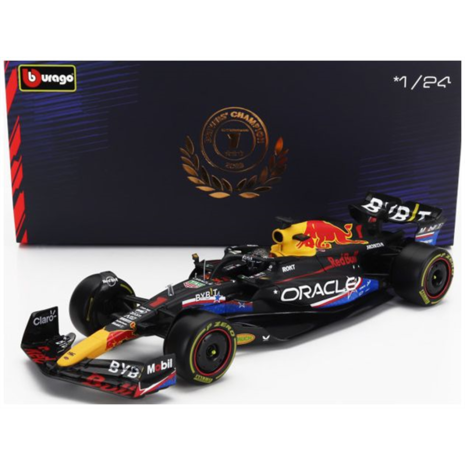 Formule 1 Red Bull F1 RB19 #1 Team Oracle Red Bull Racing World Champion Winner GP Austin 2023 (M.Verstappen) + Pilot + Showcase- 1:43 - Bburago Formule 1 Red Bull F1 RB19 #1 Team Oracle Red Bull Racing World Champion Winner GP Austin 2023 (M.Verstappen) + Pilot + Showcase- 1:43 - Bburago