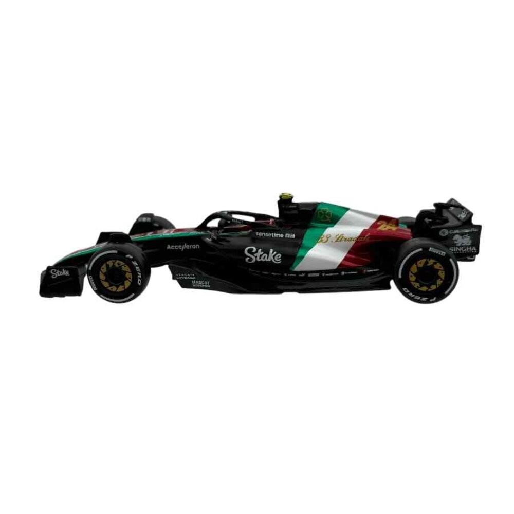 Formule 1 Alfa Romeo C43 #24 Team Stake GP Monza 2023 (G.Zhou) - 1:43 - Bburago Formule 1 Alfa Romeo C43 #24 Team Stake GP Monza 2023 (G.Zhou) - 1:43 - Bburago