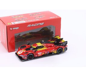 Ferrari Ferrari 499P 3.0L Tubo V6 #50 Team Ferrari AF Corse Winner 24H Le Mans 2024 - 1:43 - Bburago Ferrari Ferrari 499P 3.0L Tubo V6 #50 Team Ferrari AF Corse Winner 24H Le Mans 2024 - 1:43 - Bburago