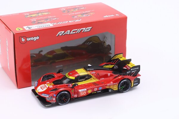 Ferrari Ferrari 499P 3.0L Tubo V6 #50 Team Ferrari AF Corse Winner 24H Le Mans 2024 - 1:43 - Bburago