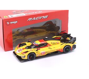 Ferrari Ferrari 499P 3.0L Tubo V6 #83 Team Ferrari AF Corse 24H Le Mans 2024 - 1:43 - Bburago Ferrari Ferrari 499P 3.0L Tubo V6 #83 Team Ferrari AF Corse 24H Le Mans 2024 - 1:43 - Bburago