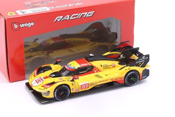 Ferrari Ferrari 499P 3.0L Tubo V6 #83 Team Ferrari AF Corse 24H Le Mans 2024 - 1:43 - Bburago