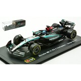 Formule 1 Mercedes-Benz F1 W15 #63 Performance Team AMG Petronas Season 2024 (G.Russell) + Pilot + Showcase - 1:43 - Bburago