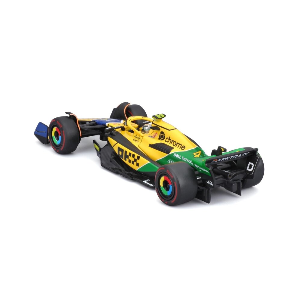 Formule 1 McLaren F1 MCL38  Team McLaren #81 2nd GP Monaco 2024 (O.Piastri) + Pilot + Showcase - 1:43 - Bburago Formule 1 McLaren F1 MCL38  Team McLaren #81 2nd GP Monaco 2024 (O.Piastri) + Pilot + Showcase - 1:43 - Bburago