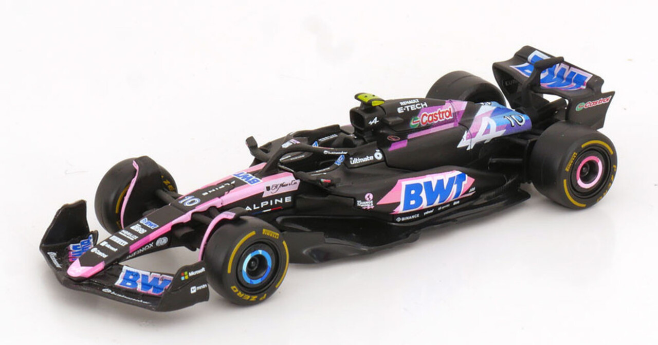 Formule 1 Alpine F1 A524 #10 Team BWT Alpine Season 2024  (P. Gasly)  - 1:43 - Bburago Formule 1 Alpine F1 A524 #10 Team BWT Alpine Season 2024  (P. Gasly)  - 1:43 - Bburago