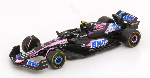 Formule 1 Alpine F1 A524 #10 Team BWT Alpine Season 2024  (P. Gasly)  - 1:43 - Bburago Formule 1 Alpine F1 A524 #10 Team BWT Alpine Season 2024  (P. Gasly)  - 1:43 - Bburago