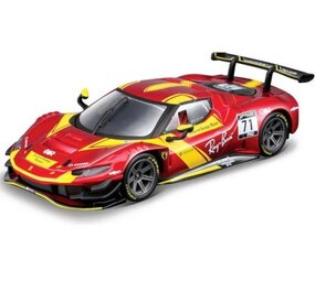 Ferrari Ferrari 296 GT3 3.0L Twin Turbo #71 Racing 2022 - 1:43 - Bburago Ferrari Ferrari 296 GT3 3.0L Twin Turbo #71 Racing 2022 - 1:43 - Bburago
