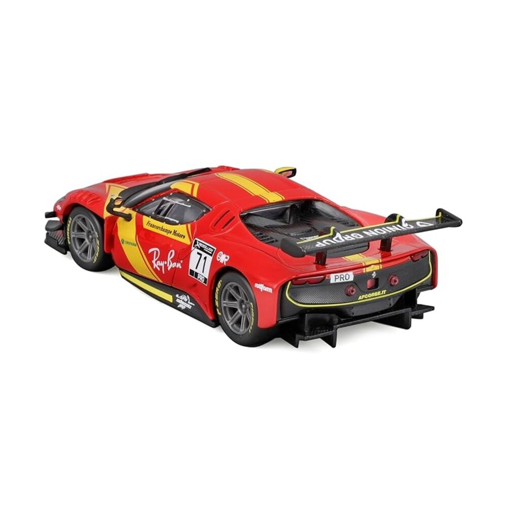 Ferrari Ferrari 296 GT3 3.0L Twin Turbo #71 Racing 2022 - 1:43 - Bburago Ferrari Ferrari 296 GT3 3.0L Twin Turbo #71 Racing 2022 - 1:43 - Bburago
