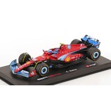 Formule 1 Ferrari F1-75 #55 Team Scuderia Ferrari 5th GP Miami 2024 + Pilot + Showcase (C.Sainz) - 1:43 - Bburago Formule 1 Ferrari F1-75 #55 Team Scuderia Ferrari 5th GP Miami 2024 + Pilot + Showcase (C.Sainz) - 1:43 - Bburago