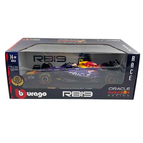 Formule 1 Red Bull F1 RB19 #11 Red Bull Racing 3rd GP Las Vegas 2023 (S.Perez) + Pilot + Showcase - 1:43 - Bburago Formule 1 Red Bull F1 RB19 #11 Red Bull Racing 3rd GP Las Vegas 2023 (S.Perez) + Pilot + Showcase - 1:43 - Bburago