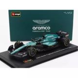 Formule 1 Aston Martin AMR23 #18 Team Aramco Cognizant Season 2023 (L.Stroll) + Pilot + Showcase - 1:43 - Bburago Formule 1 Aston Martin AMR23 #18 Team Aramco Cognizant Season 2023 (L.Stroll) + Pilot + Showcase - 1:43 - Bburago
