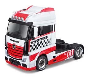 Mercedes-Benz Mercedes-Benz Actros 2 Gigaspace Tractor 4x2 Toyo Tires 2016 - 1:43 - Bburago Mercedes-Benz Mercedes-Benz Actros 2 Gigaspace Tractor 4x2 Toyo Tires 2016 - 1:43 - Bburago