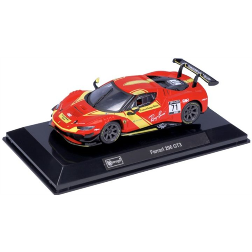 Ferrari Ferrari 296 GT3 3.0L Twin Turbo V6 #71 Racing 2022 - 1:43 - Bburago