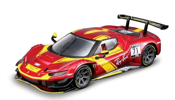 Ferrari Ferrari 296 GT3 3.0L Twin Turbo V6 #71 Racing 2022 - 1:43 - Bburago